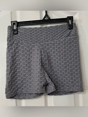 Helix Gray Textured Bike Shorts